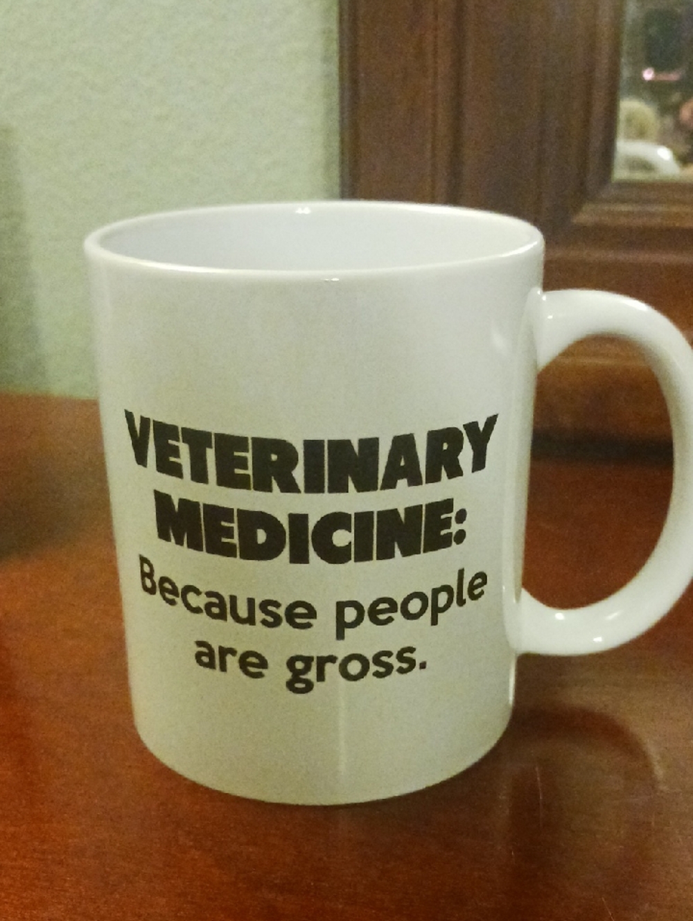 White Veterinary Medicine Mug - Funny Vet Gift